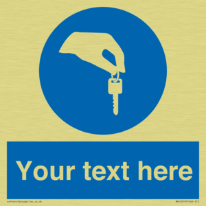 Custom Mandatory Keys Sign